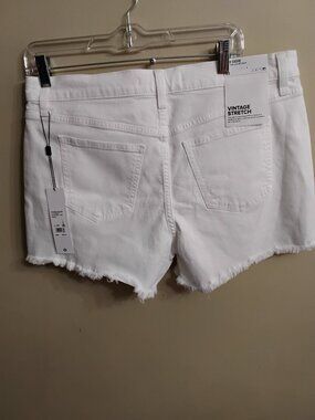 NWT Joe's Jeans The Ozzie 4" Cutoff Fray Hem Shorts White Size 32